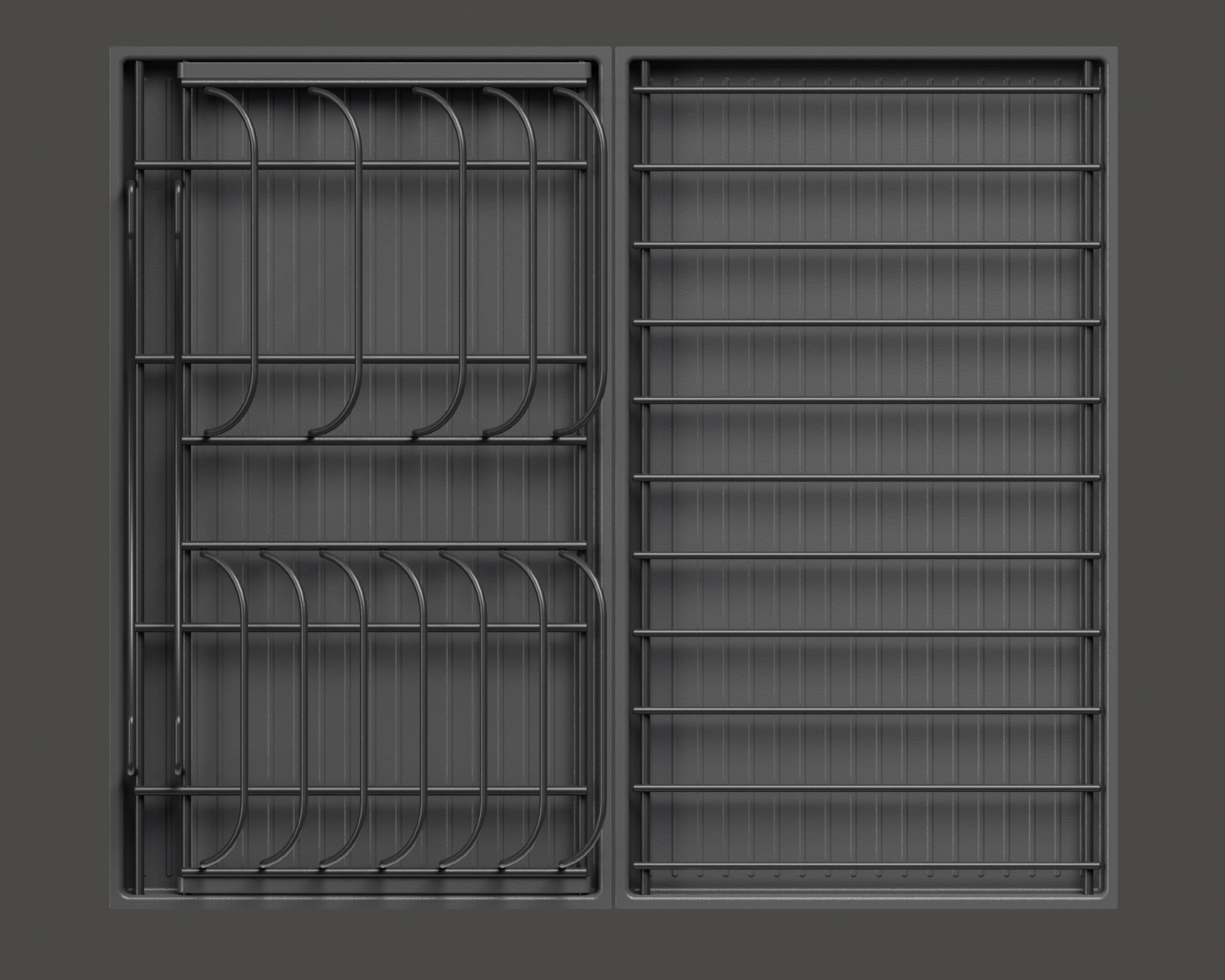 Сушка выдвижная Ф14 Дайнинг Агент 600 мм крепление к фасаду Kessebohmer | официальный магазин Сушка выдвижная Ф14 Дайнинг Агент 600 мм крепление к фасаду Kessebohmer | официальный магазин